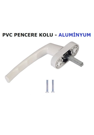 Aluminyum Demir Döküm Boyalı Beyaz Pvc Pimapen Pencere Kolu Aluminyum Demir Döküm Boyalı Beyaz Pvc Pimapen Pencere Kolu