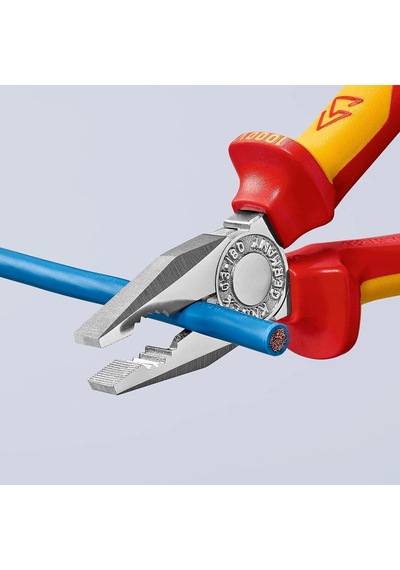 Knipex Kombine Pense, Krom Kaplama, Çok Bileşenli Manşonlarla Izo