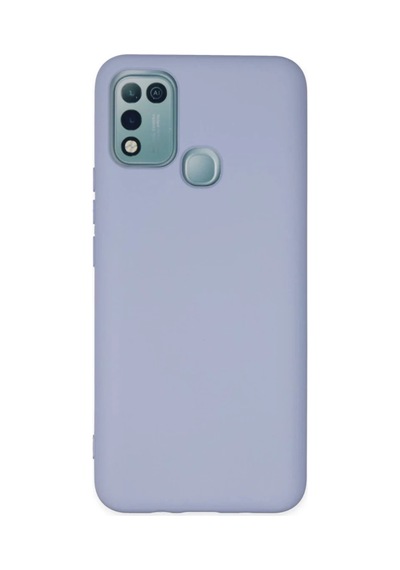 İnfinix Hot 10 Play Uyumlu Kılıf Nano İçi Kadife Silikon - Lila