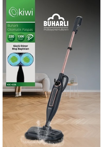 Kiwi Ksc-4220 Buharlı Dikey Mop Temizleyici