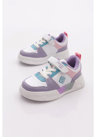 Pepino 1603 Çocuk Bebe Spor Ayakkabı Beyaz Lila Turkuaz Pepino 1603 Çocuk Bebe Spor Ayakkabı Beyaz Lila Turkuaz