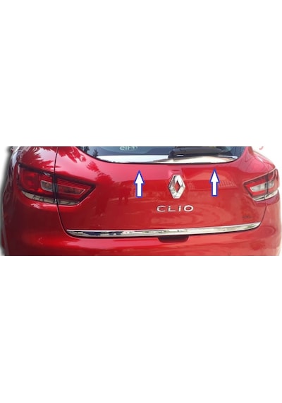 Renault Clio 4 Arka Cam Silecek Alt Çıtası Krom 2012 +