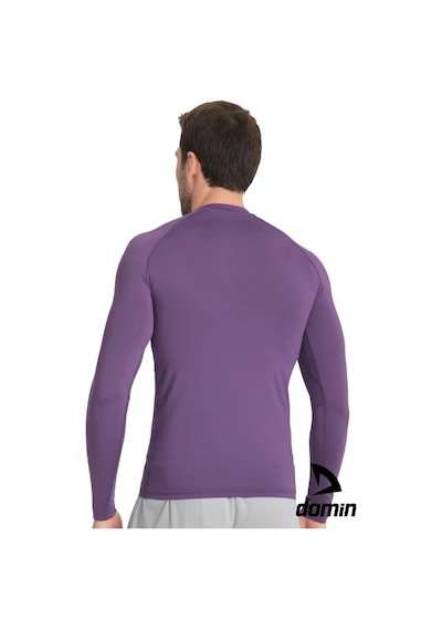 Hnc Sport Erkek Uzun Kol Mor Ter Tutmaz Fit Compression Spor Body Tshirt