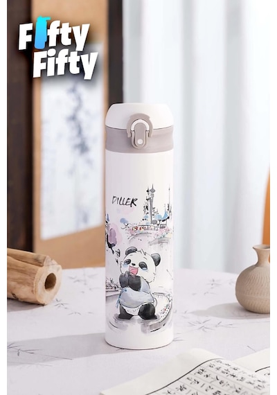 Dıller 480 Ml Pipetli Paslanmaz Çelik Termos Vacum Cup Kilitli Kapak -ffdıllerd9248 Çok Renkli