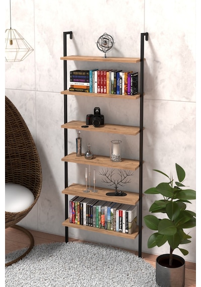 Duvara Monte 6 Katlı Raf , Duvar Rafı - Kitaplık 2603