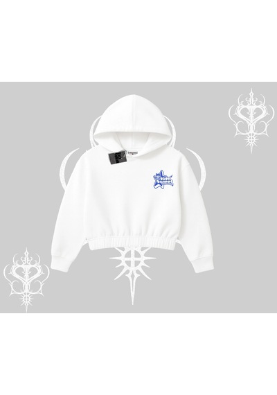 Tarzsokak Kitti Sweet Mini Logo Baskılı Oversize Tshirt Beyaz