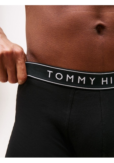 Tommy Hilfiger Tommy Hılfıger Erkek 3 Lü Boxer Um0um03520-0we Siyah