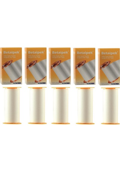 Betaipek Flaster Bant İpek Plaster 5 M x 10 CM 10'lu