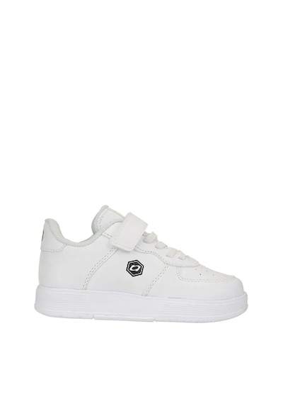 Zacoz Unisex Çocuk Spor Ayakkabı Cırt Cırtlı Hafif Rahat Günlük Okul Sneaker beyaz