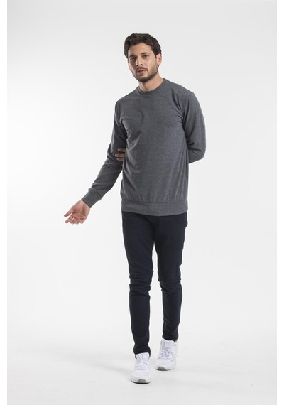 Erkek Bisiklet Yaka Regular Fit Sweatshirt Spr 20k30 001