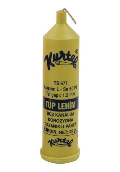 Kurtel Tüp Lehim 1.2mm 25 Gram Pastalı