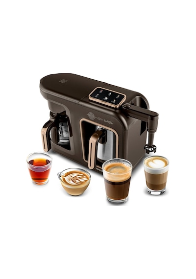 Karaca Hatır Plus Barista Steel 6 in 1 Konuşan Közde Türk Kahve Makinesi