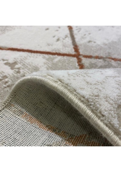 Hoom Rugs Lizbon 4510 Taba Modern Halı Taba - Krem