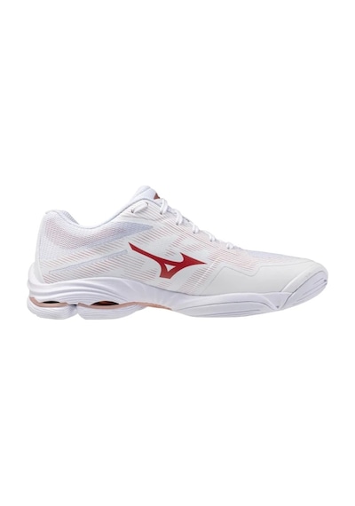 Mizuno Wave Lightning Pro Kadın Voleybol Ayakkabısı Beyaz / Kırmızı Çok Renkli