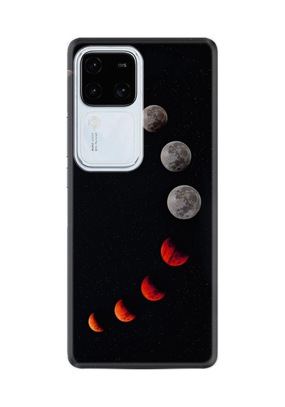 Vivo V30 Kılıf Desenli Silikon Platinium Series Mooons 1861
