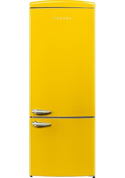 Vestel Retro NFK52111 Sarı 471 LT No-Frost Buzdolabı