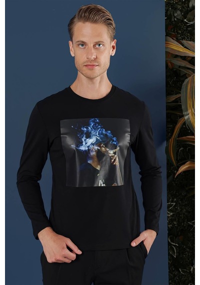 Efor Ts 861 Siyah Spor T-shirt Siyah