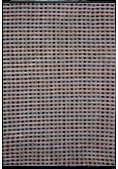Bej Şönil Kilim Salon Oturma Çocuk Odası Hasır Yıkanabilir Yolluk Kaymaz Taban Halı Siyah Bej