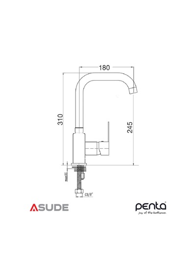 Penta P915g Gold Agena Evye Bataryası L Altın