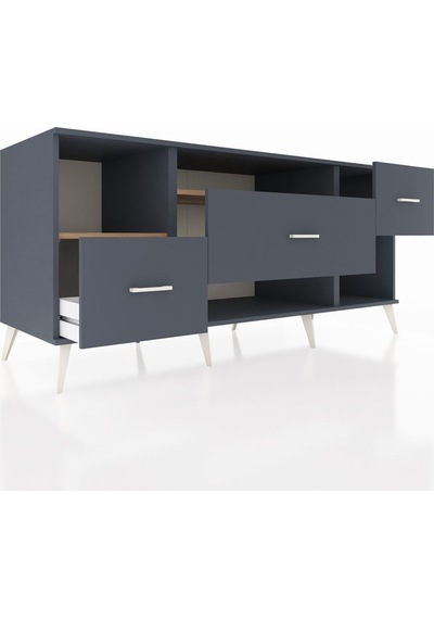 Kronos Konsol 2 Raflı 3 Çekmeceli 176x59x83 Antrasit-çam/antrasit Çam/antrasit Kronos Konsol 2 Raflı 3 Çekmeceli 176x59x83 Antrasit-çam/antrasit Çam/antrasit