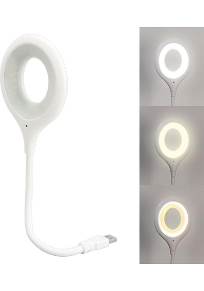 Kontrol 3 Renk Işık Modlu Akrobat Usb Led Kitap Okuma Işığı Usb Gece Işığı Lambası 20 Led Sesle Kontrol Masas Diğer