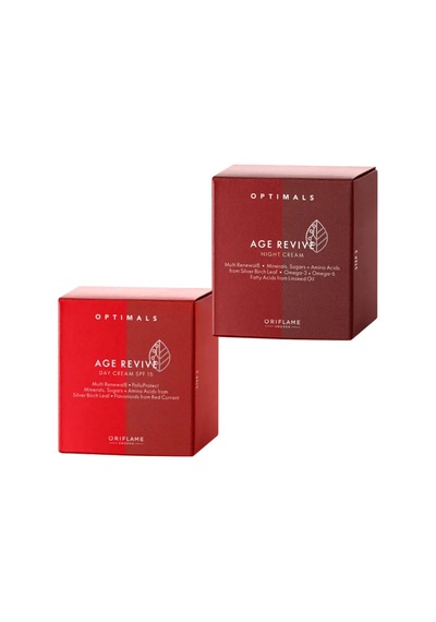Optimals Age Revive Cilt Bariyerini Güçlendiren Ve Sıkılaştıran Gündüz Ve Gece Kremi 15 Spf