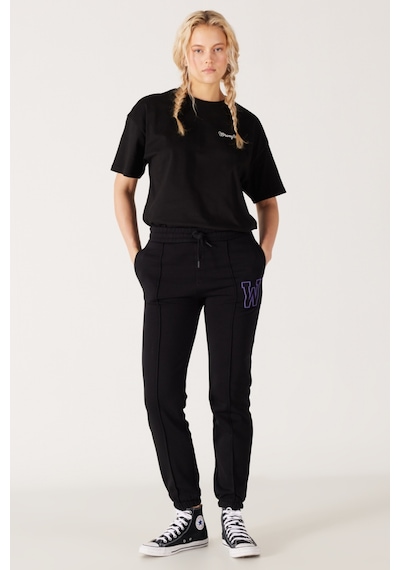 Wrangler Regular Fit Normal Kesim İçi Polarlı Cepli Siyah Jogger Eşofman Altı W232332001 Siyah Wrangler Regular Fit Normal Kesim İçi Polarlı Cepli Siyah Jogger Eşofman Altı W232332001 Siyah
