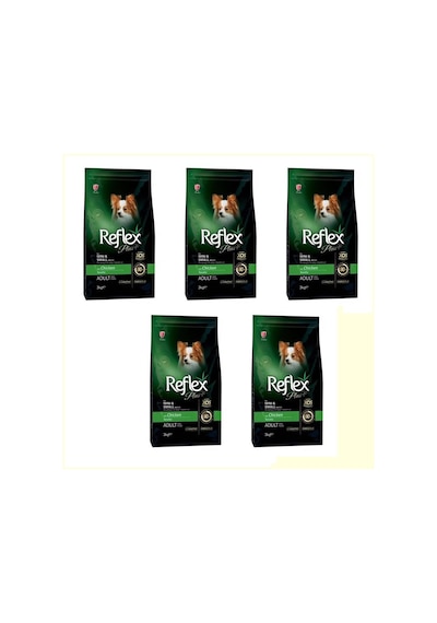 Reflex Plus Tavuklu Mini Irk Yetişkin Köpek Maması 5 x 3 KG