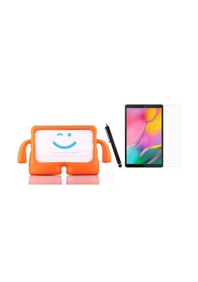 Samsung Galaxy Tab A8 8" T290 T295 Kılıf Karakter Ibuy Silikon Kılıf + Ekran Koruyucu Arka Kapak