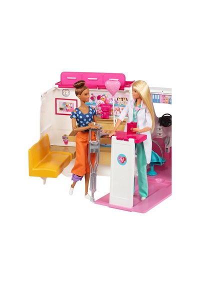 Barbie'nin Ambulansı Oyun Seti FRM19