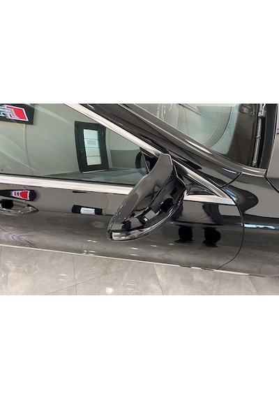 Mercedes W213 Batman Yarasa Ayna Kapağı Piano Black / 2017 ve Sonrası