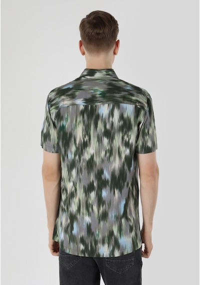Colin's Colins Yeşil Erkek Gömlek K.kol Olive Green Çok Renkli
