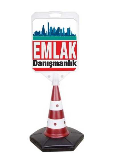 Emlak Temalı Reklam ve Uyarı Dubası 1 Adet