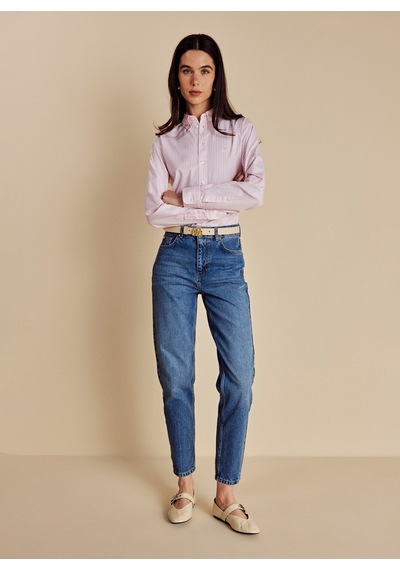Brooks Brothers Mavi Kadın %100 Pamuk Denim Pantolon Bbss26fdp002