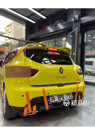 Renault Clio Egzoz Görünümlü Difüzör Plastik Boyasız