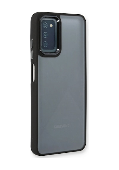 Cosmotex Newface Samsung Galaxy Uyumlu  A03s Kılıf Dora Kapak - Siyah Sıyah