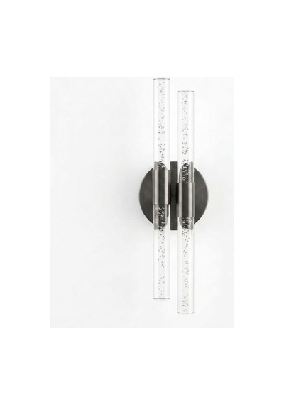 Bubbleflux Dubble Medium 40 Cm Modern Tasarım Led Aplik - Duvar Lambası - Antrasit Gri - Pilli - Günışığı Antrasit Pilli