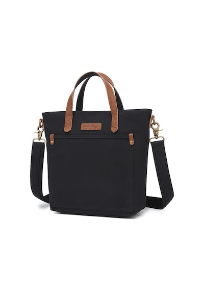 Kanvas Kumaş Kadın Çantası Elden Tutmalı Smart Bags 1328 Siyah