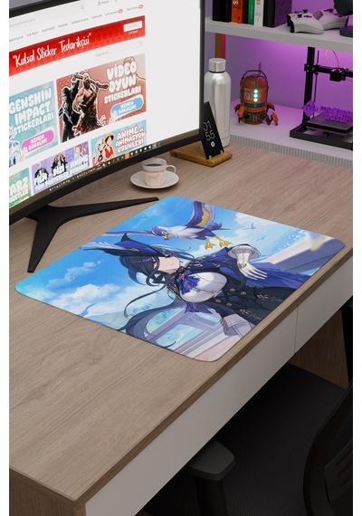 Clorinde Genshin Impact Anime Gacha V5 - 48x40 Xl Gaming Mouse Pad Fare Altlığı