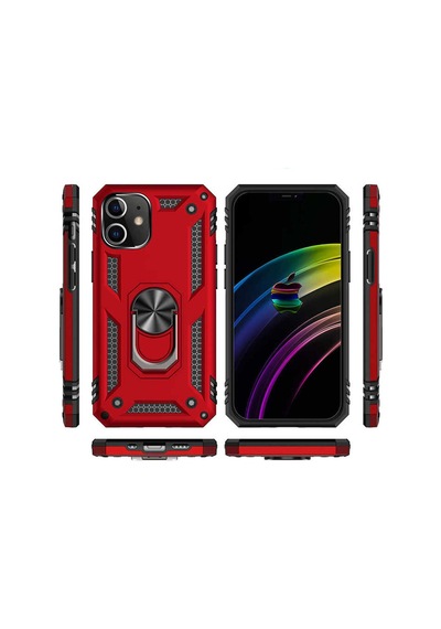 Apple Uyumlu iPhone 12 Mini Uyumlu Zore Vega Kılıf-siyah -