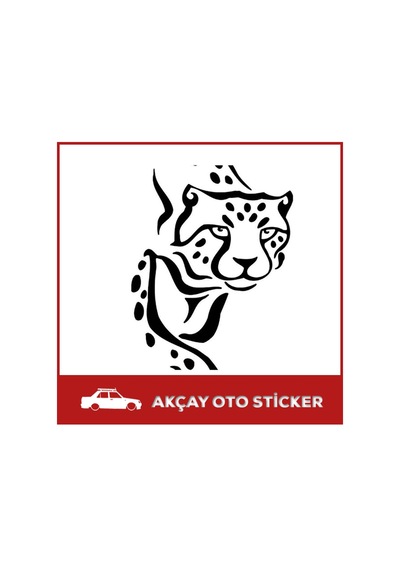 Leopar Sticker Leopar Araç Sticker Leopar Araba Sticker
