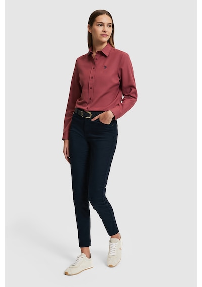 U.s. Polo Assn. Kadın Vişne Gömlek Basic 50324791-vr223