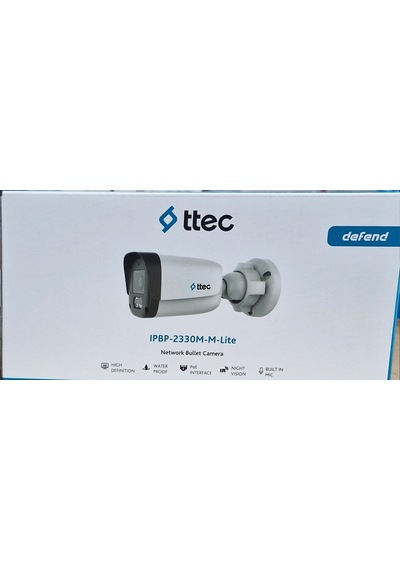 Ttec Ipbp-2330m-m-lite 2mp 2.8mm Sabit Lensli Ir Ip Bullet Kamera