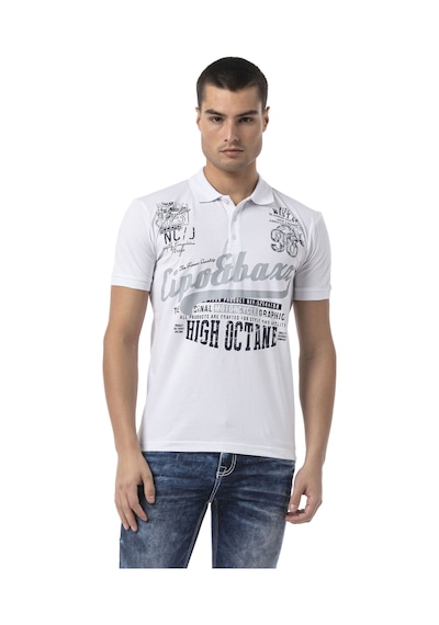 Ct794 Men S Urban Graphic Print T-shirt WHITE