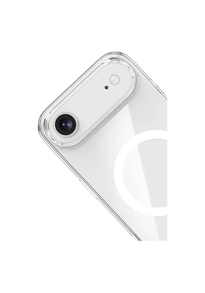 Apple iPhone Uyumlu  17 Air Uyumlu Kılıf Pc Real Magsafe Kapak - Şeffaf