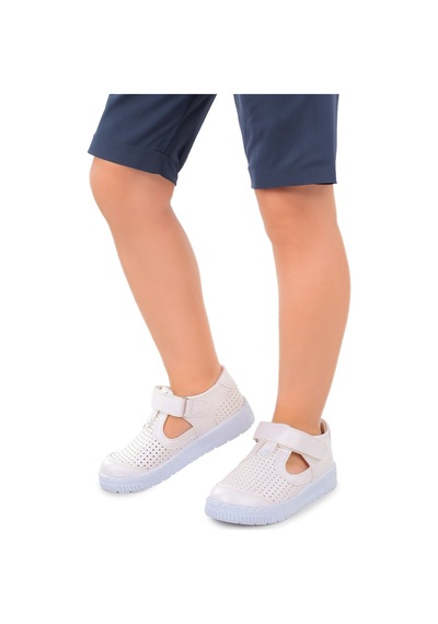 Kiko Kids Erkek Çocuk Günlük Ayakkabı Arz 2319 Beyaz