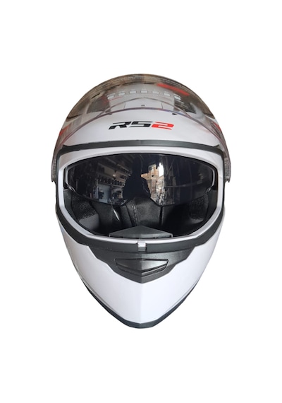 Rs2 Fullface Güneş Vizörlü  Kask Beyaz