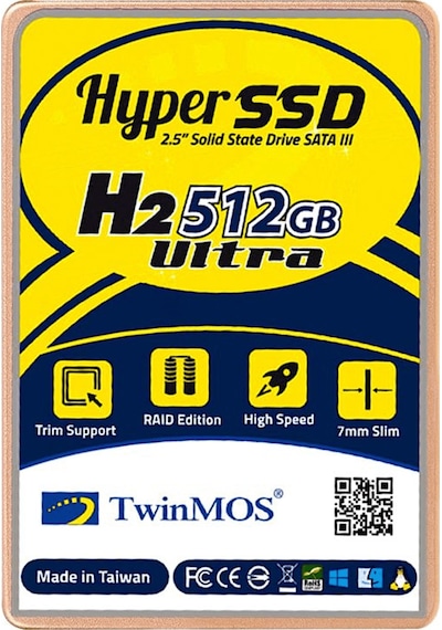 Twinmos 512 GB 2.5" SATA 3 SSD