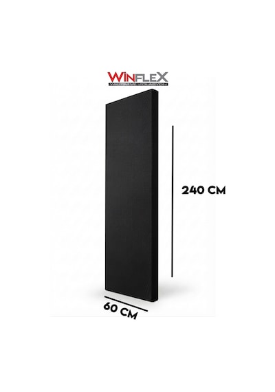 Winflex 60x240 Cm Dev Boy Akustik Panel Siyah