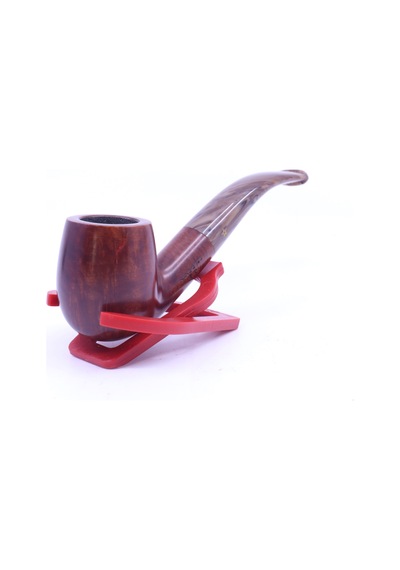Şahin Sarı Yıldız Bent Billiard 9mm Filtreli Akrilik Saplı Pipo Mod L-10 247787
